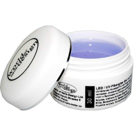 30 ml World of Nails-Design LED/UV-Fiberglas Gel klar dickviskose mit Sunblocker als 1 Phasengel, Aufbaugel, Qualität vom Fachhändler