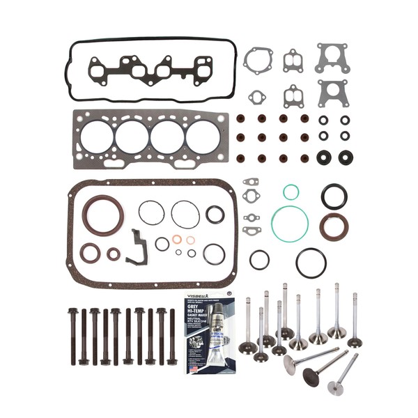Domestic Gaskets DG-8614979893 Full Gasket Set Intake Exhaust Valves Compatible