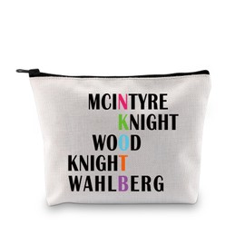 BDPWSS Boy Band Gift Music Band Fans Gift Music Lover Makeup Bag Classic Rock Concert Gift for Friend Vintage Groupie Gift (Mkwkw bagCA)