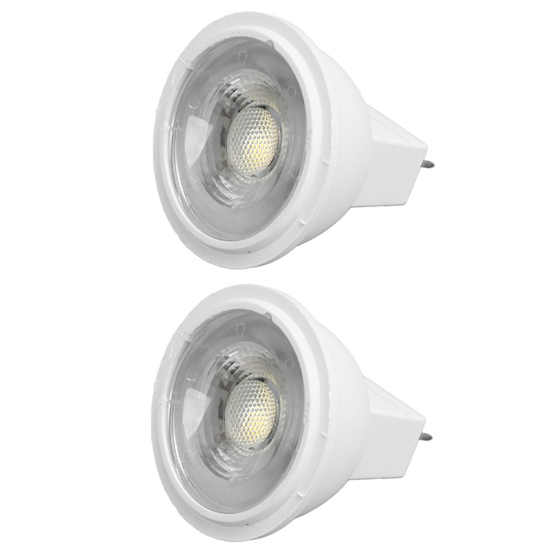 2Pcs MR11 Light Bulb High Brightness 3W 110V Faster Heat