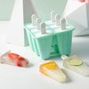 Popsicle Mold，Popsicle Maker Popsicle Molds 6 Pieces Silicone Ice Pop