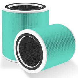 Core 400S To·xin Absorber Replacement Filter for LEVOIT Core 400S Smart WiFi Air Purifier, 3-in-1 H13 True HEPA Replacement Filter, Compared to Part # Core 400S-RF-TX (LRF-C401-GUS), Green, 2 Pack