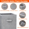Criusia Storage Cubes - 11 Inch Heavy Duty Fabric Storage