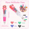 LOMIMOS 18pcs Mini Multicolor 4-in-1 Pens, Cute Ballpoint Pens Bulk