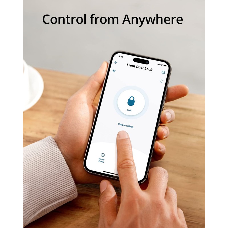 eufy Security Smart Lock C210, Keyless Entry Door Lock, Built-in