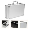 WOONEKY Aluminum Alloy Toolbox for Carrying Tools Accessories Jewelry Capacity