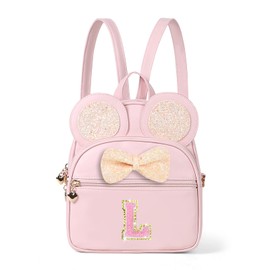 cotmcor Mini Backpack for Girls Bowknot, Cute Leather Backpack Toddler Purse Birthday Gifts for Kids Girls