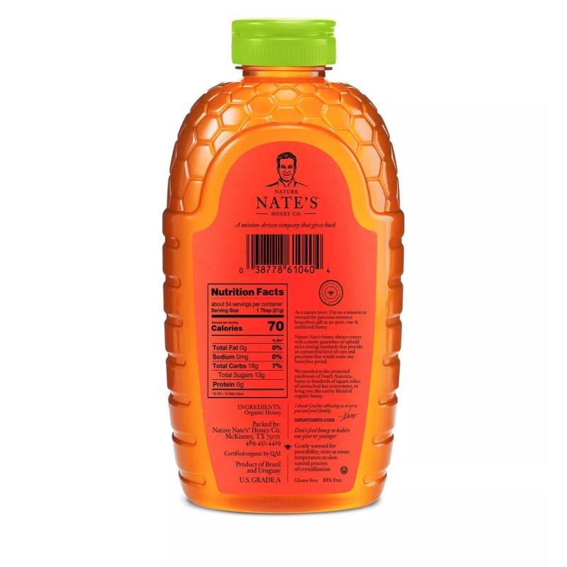 Al Amin Foods/ NAT'S HOMEY CO. Pure Organic 100% Raw