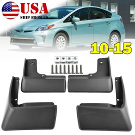 XUKEY 4Pc For Toyota Prius XW30 10-15  Mud Flaps Splash Guards Front Rear 00016-47225