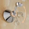 Handheld Shower Head Holder Omni Directional Copper 360 Degree Adjustable