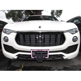 STO N SHO Front License Plate Bracket for 2017-2019 Maserati Levante/Levante S with Nerissimo Package