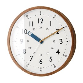 INTERFORM INC. Interform Radio Clock Wall Clock Storuman Sturman Interior Easy to Read Blue CL-2937BL Educational Children Kids