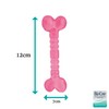 Rosewood Biosafe Puppy Bone Dog Toy, Pink