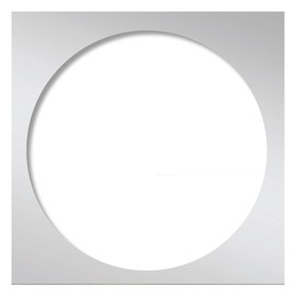 Tile Redi Square Drain Plate, Polished Chrome, 5.75", Square Trim