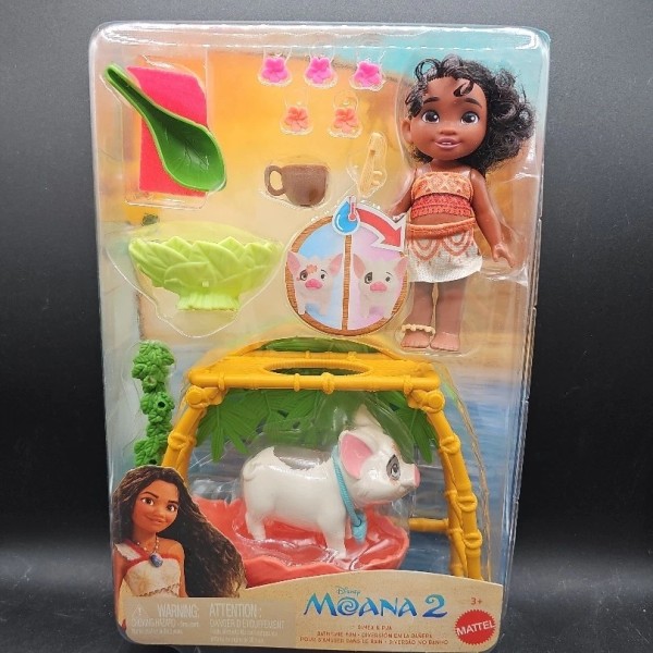 Mattel Moana 2 Mattel Toy Set Adventure Bathtime Doll Play
