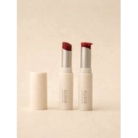 [Duo SET] Lip Shaper Color Lip Balm Reddish 4.5G 2 x Sioris / [듀오 SET] 립세이퍼 컬러 립밤 레디시 4.5G 2개