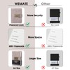 WEMATE Password Book with Lock, Password Book with Alphabetical Tabs