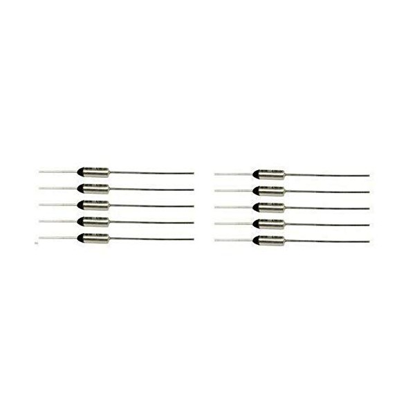 Thermal Fuse Thermal Cutoff Limiter 77C Degrees Celsius 10 Pack