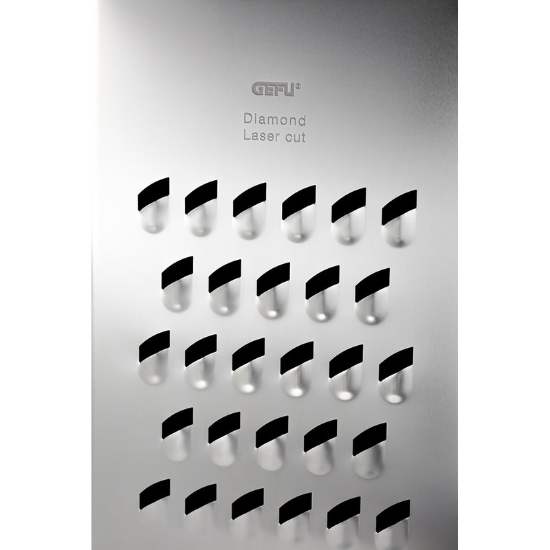 V-Cut Square Grater with Adjustable Slicer