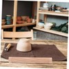 jojofuny Textured Wooden Clay Roller Multi Functional Pottery Printing Stick