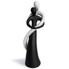 FeinKnick Harmonious Pair in Black and White - Hand-Painted Sculpture