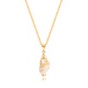 POTESSA Boho Seashell Pendant Necklace for Women Natural Beach Conch