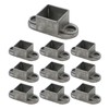 MY MIRONEY 10PCS 1.26" x 1.26" Square Post Flange Base