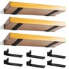 Floating Shelf Brackets Heavy Duty Industrial L Shelf Bracket 1/5
