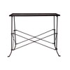 Creative Co-op HD6145 Rectangle Metal Accent Table, 27", Bronze