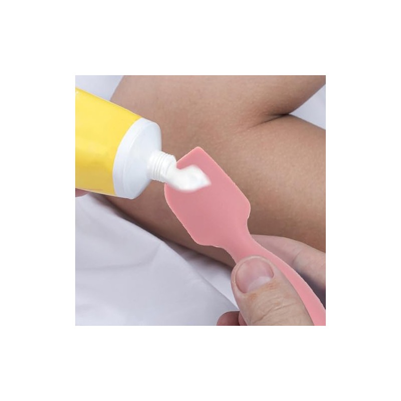 4pcs Espátulas Crema Pañales Silicona