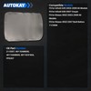 AUTOKAY Armrest Center Console Leather Synthetic Cover for Dodge Ram