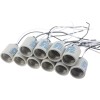 Rextin 10Pcs Ceramic Standard Medimun Screw Base Socket E26 E27