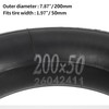 2 Pack of 200x50 Scooter Inner Tubes 8"x 2" Replacement