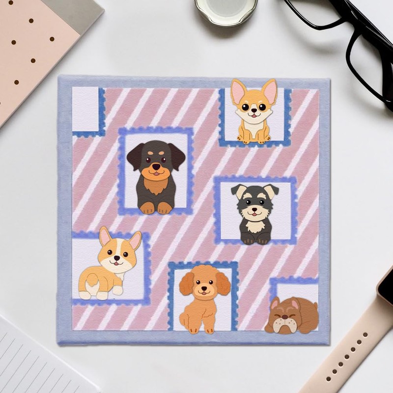 DELORIGIN Dog Cutting Dies Made of Metal Various Breeds Cutting