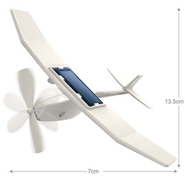 4M Green Science Solar Flieger Mobile – Umweltfreundliches Flugzeugmodell mit Sonnenenergieantrieb, nachhaltige Technologie für Kinder ab 8 Jahren