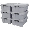 Hefty MAX Pro 12 Gallon Storage Bins with Latching Lids,