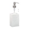 Relaxdays Soap Dispenser 200ml Refillable Bathroom Toilet Kitchen Liquid Soap