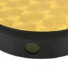 Hand Tambourine Double Row Percussion Polyester Drum Skin Solid Wood