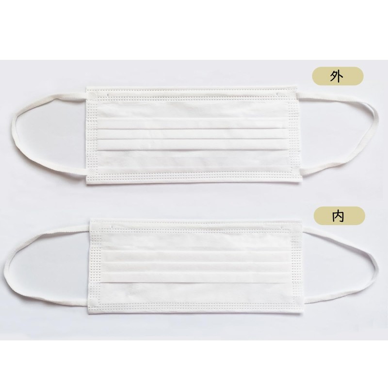 IBUBU Large Size Men's Mask, Non-woven Fabric, Large Mask, Large,