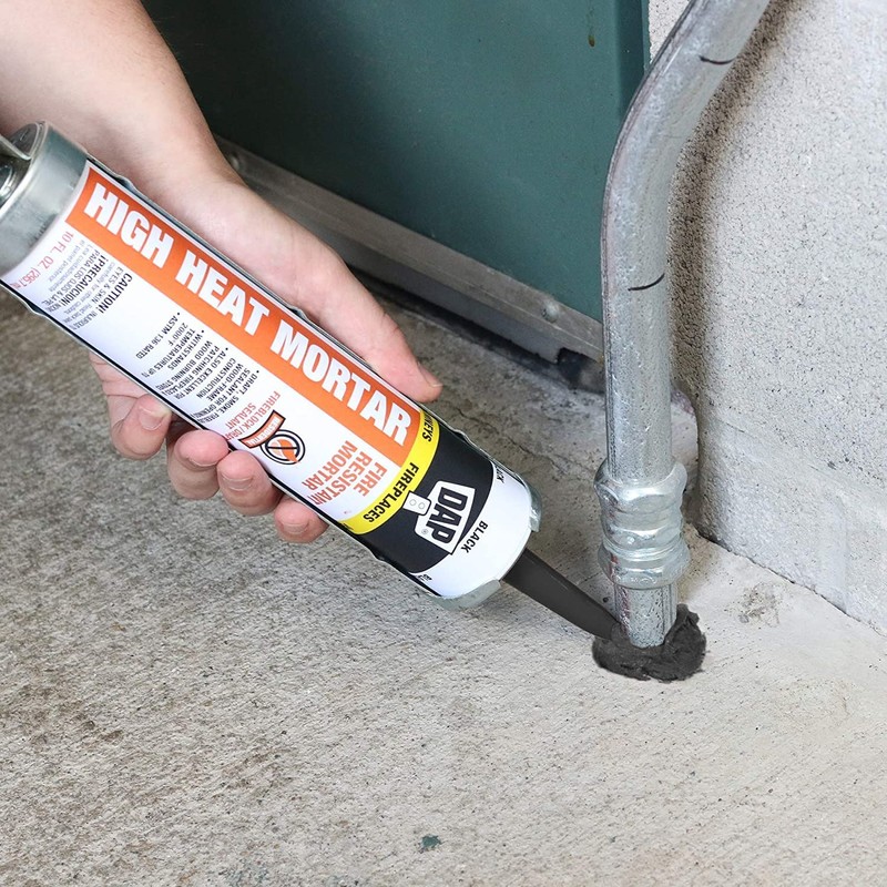 7 Pack Dap 18854 High Heat Mortar Silicate Cement -