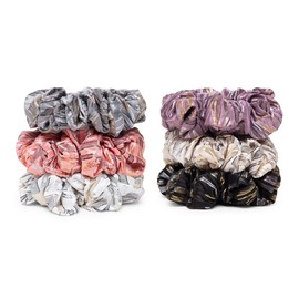 Radhu & Kabby Hair scrunchie for Women | Hair Ties for All Occasions | Anti-Hair Breakage | suitable every hair type | Stylish and Comfortable Hair Accessories | Same As Pic | 6 pcs