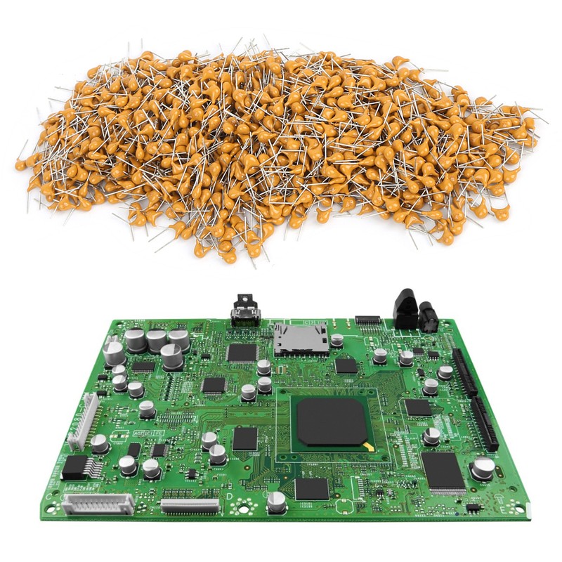 1000Pcs Ceramic Capacitor InLine Monolithic 1UF Pin Pitch 5.08MM DC50V