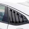 TLIFORT for Accord Glossy Black Window Scoops Louvers for Honda