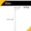 WorkBless 1/16" Ball End Hex Key Wrench, l Shaped Long