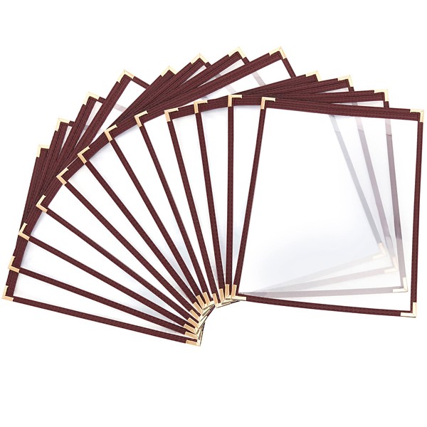 SEUNMUK 30 Pack 8.5 x 11 Inches Menu Covers, Restaurant
