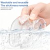 3 Pairs Transparent Silicone Thong Sandal Self-Adhesive Forefoot Cushion with