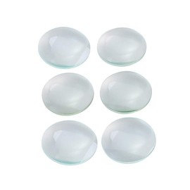 Premium Optical Glass – Pack of 6 Glass Lens Optical Lens 3 cm / 5 cm / 5 cm Diameter 50 mm / 100 mm / 300 mm Focal Length Double Convex Professional Glass Lens Optical