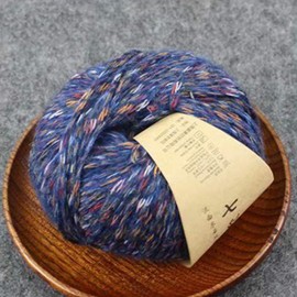 RK-HYTQWR 3X 50G Hand-Woven Alpaca Colorful Soft Crochet Baby Warm Diy Knitting Wool Yarn,Alpaca Wool Yarn,Late Autumn Maple