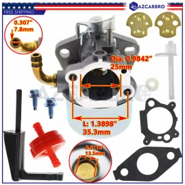 Carburetor Carb For BS 215369 Intek I/C 206 generator 6.5 HP OHV