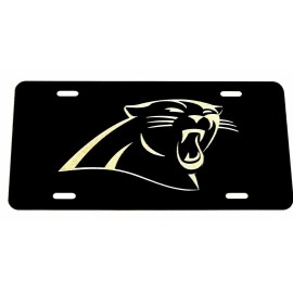 Unbranded Carolina Panthers Aluminium License Plate Highest Quality For All Vehicles